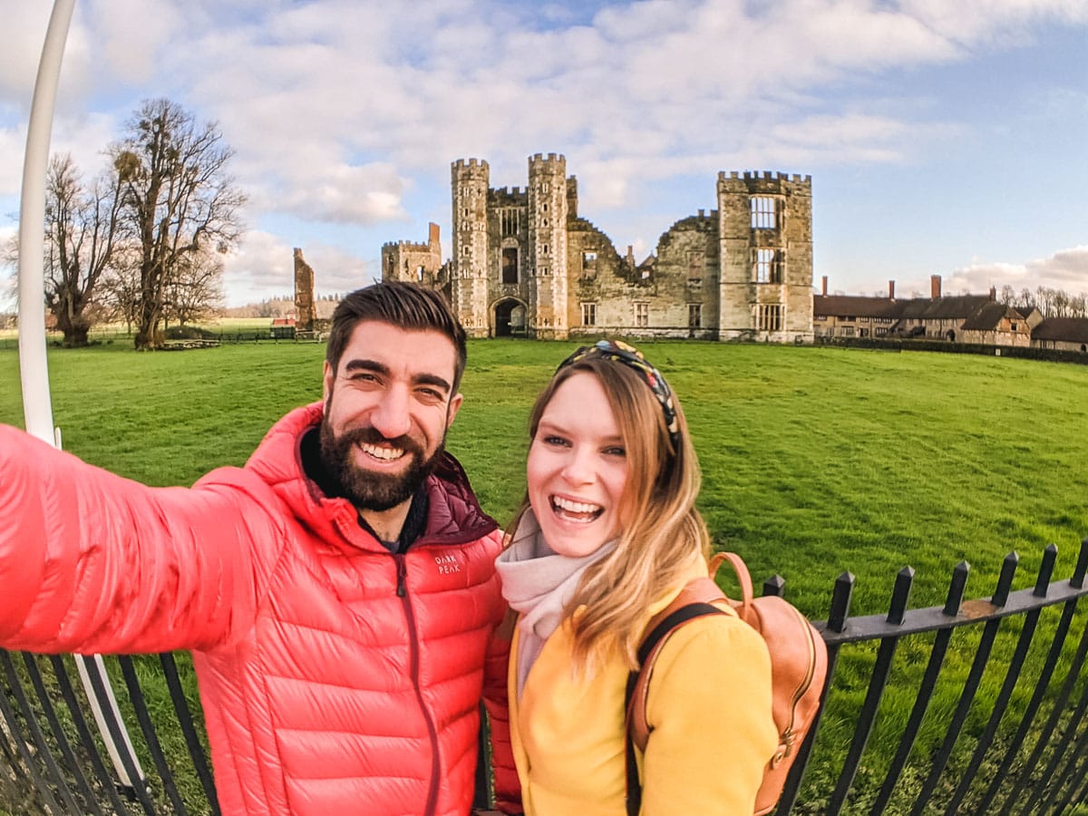 Saying goodbye to the South Downs at Cowdray Ruins