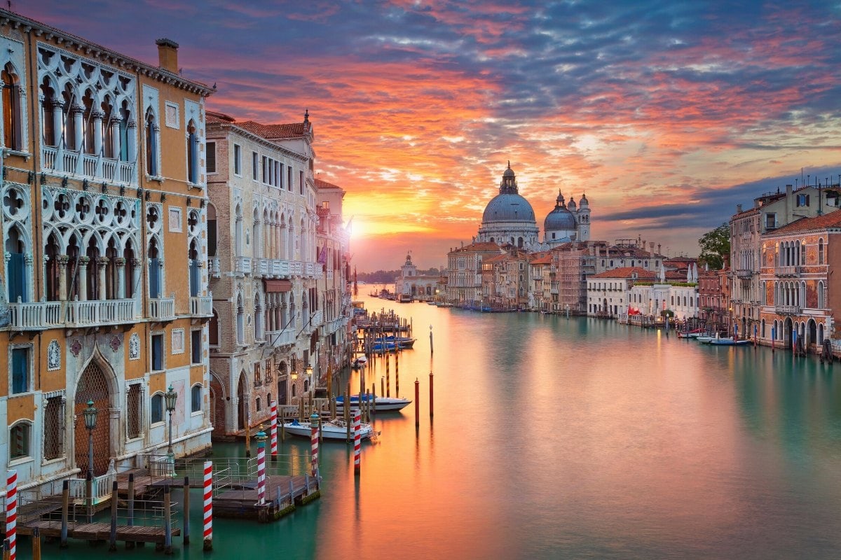 Sunset in Venice