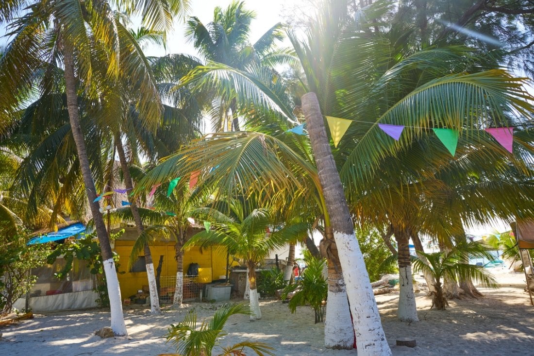 Beach in Isla Mujeres, Mexico