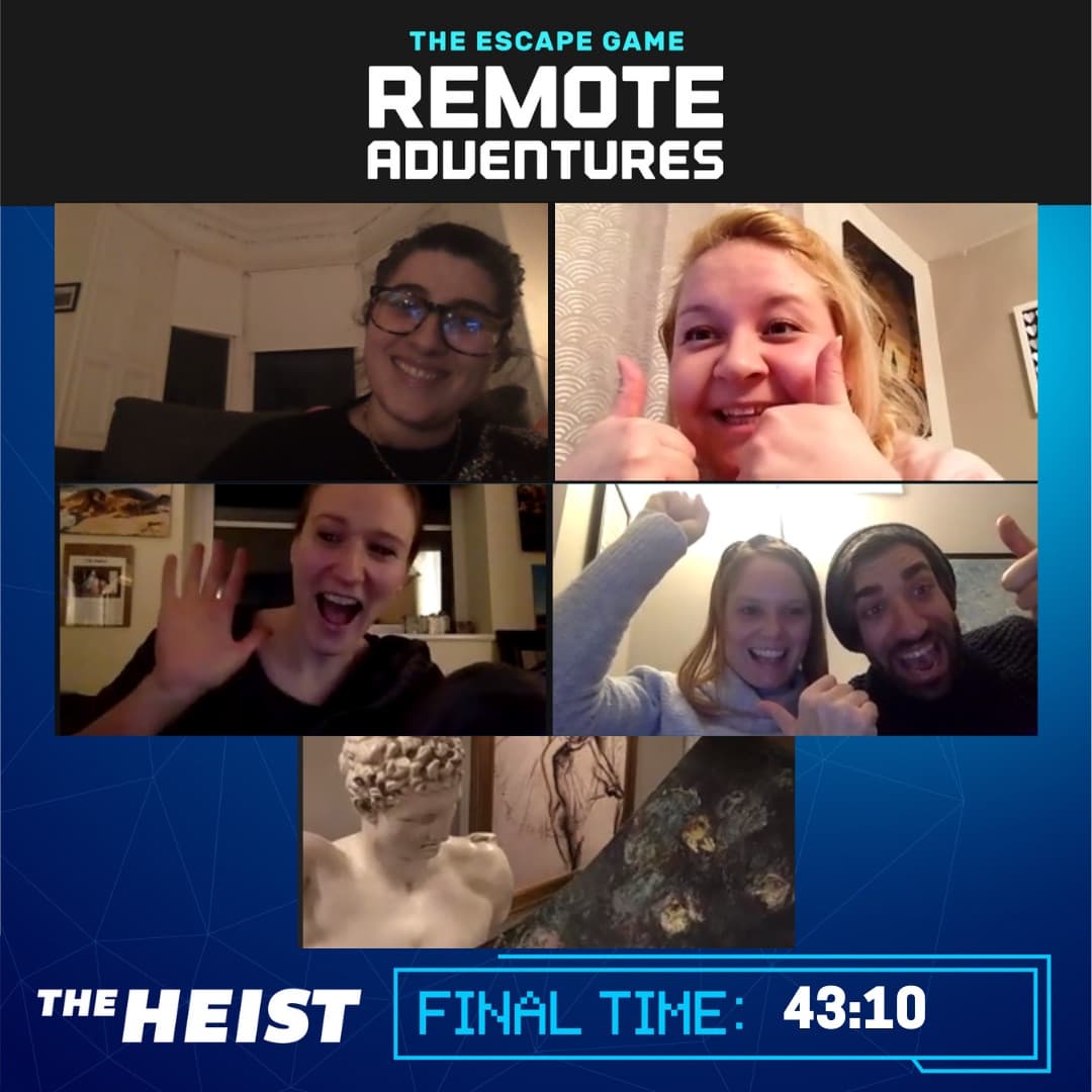 The Escape Game - The Heist remote adventure 