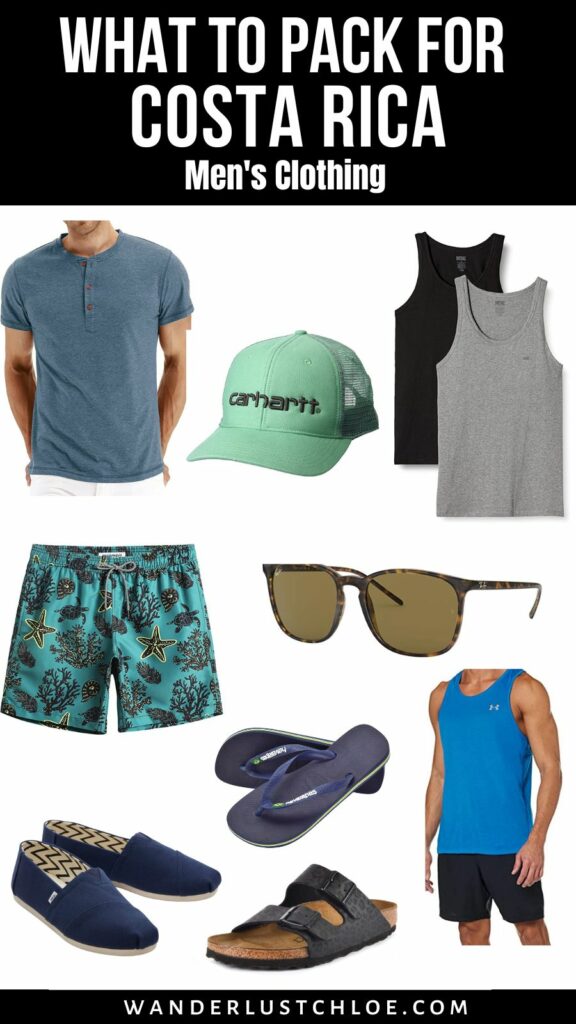 what to wear in Costa Rica for men