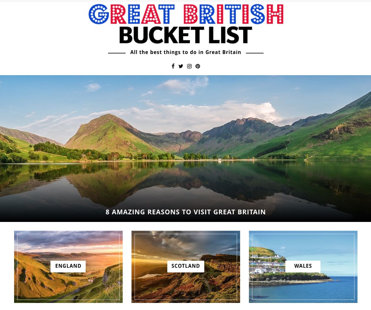 Great British Bucket List