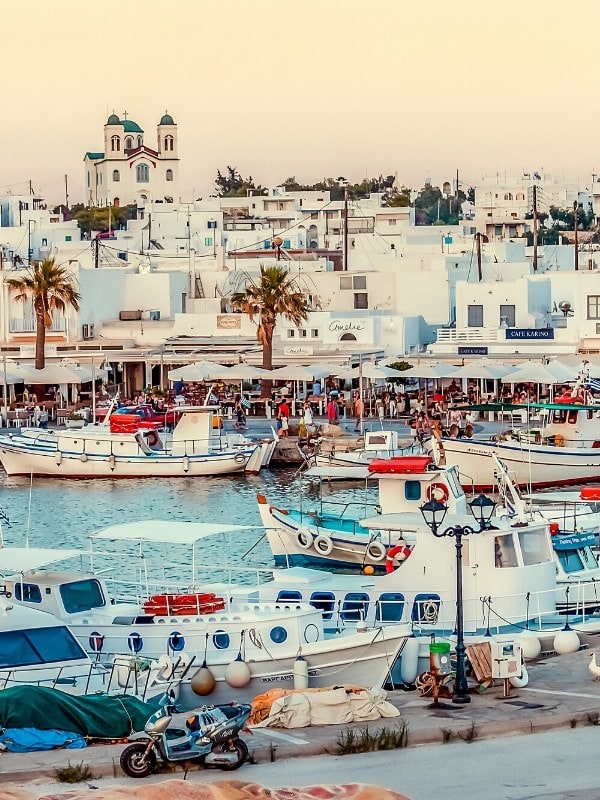 Sunset in Paros, Greece