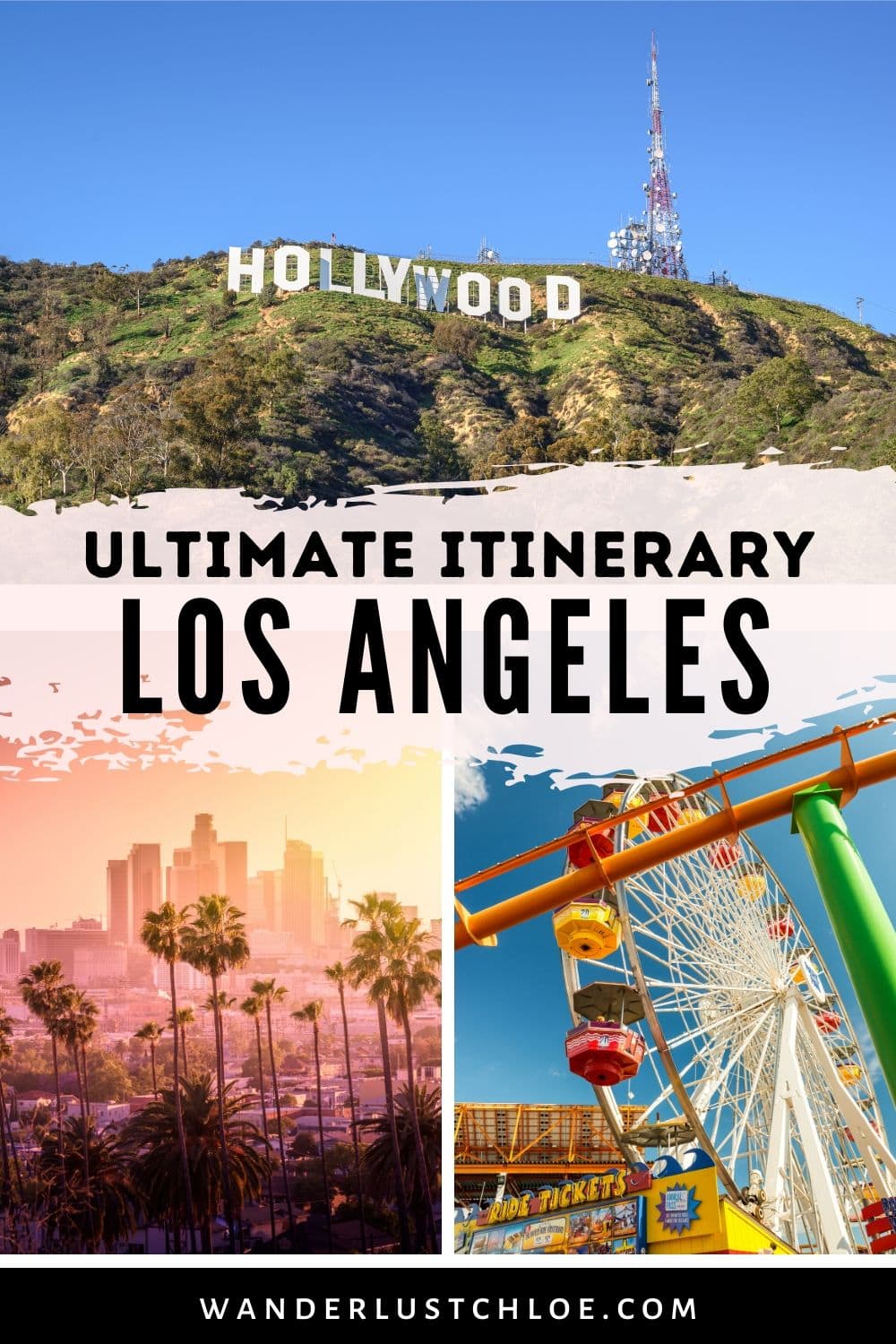 los angeles tourist itinerary