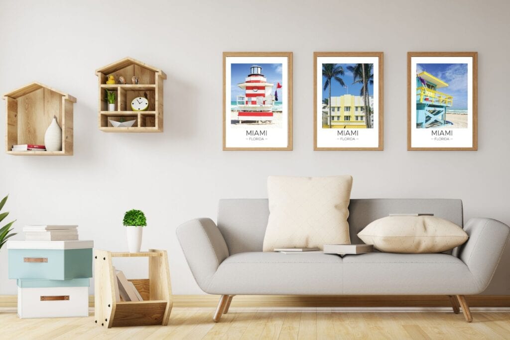 Miami collection in the Travel Print Store