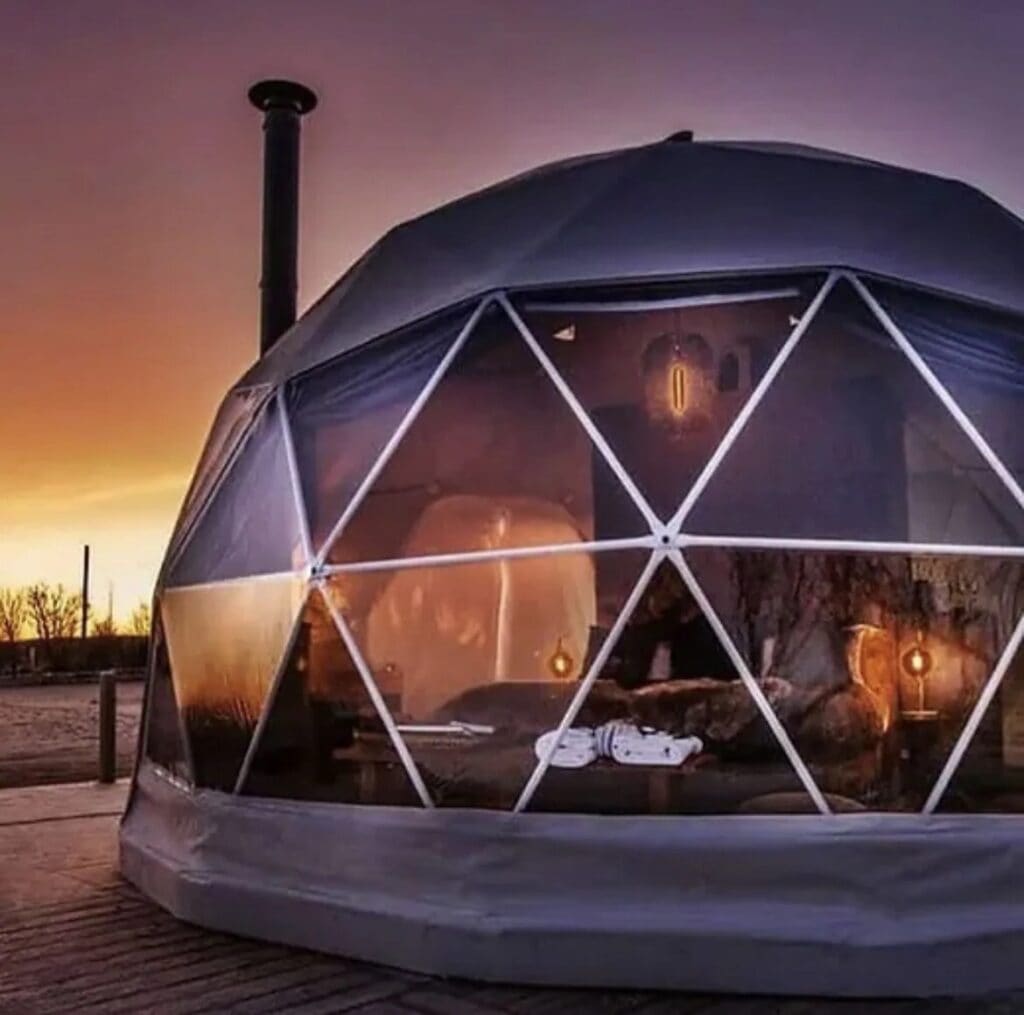 Jasper glamping dome