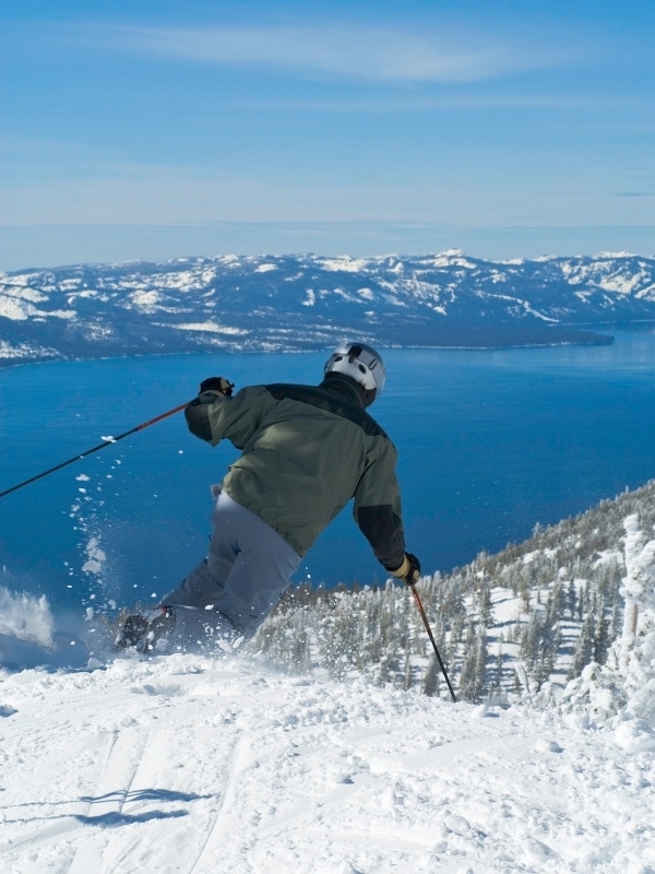 Skiing is one of the most popular things to do in Lake Tahoe in winter