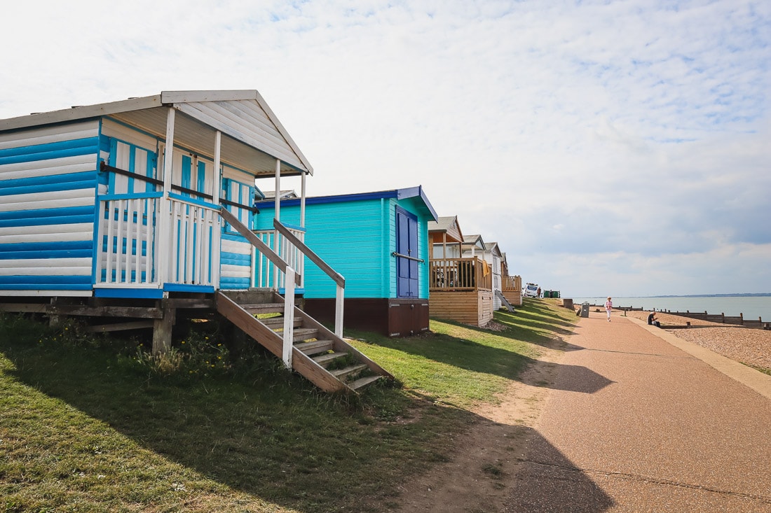 Beach huts in Whitstable
