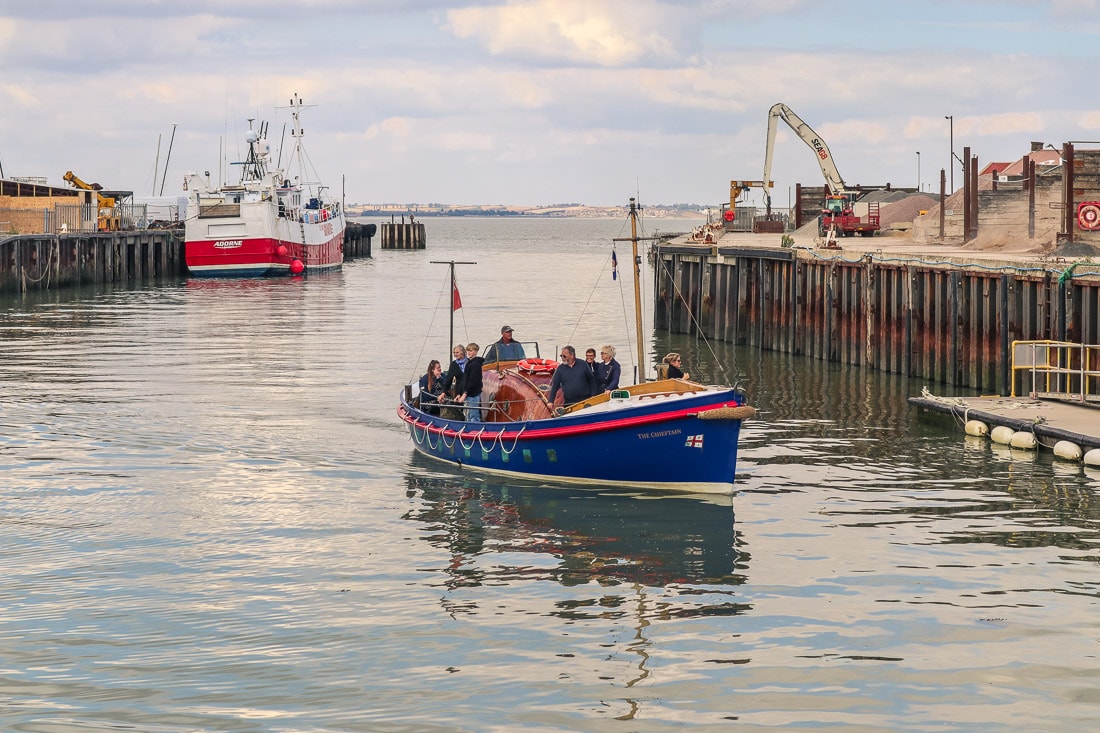 Boat in Whitstable Harbour