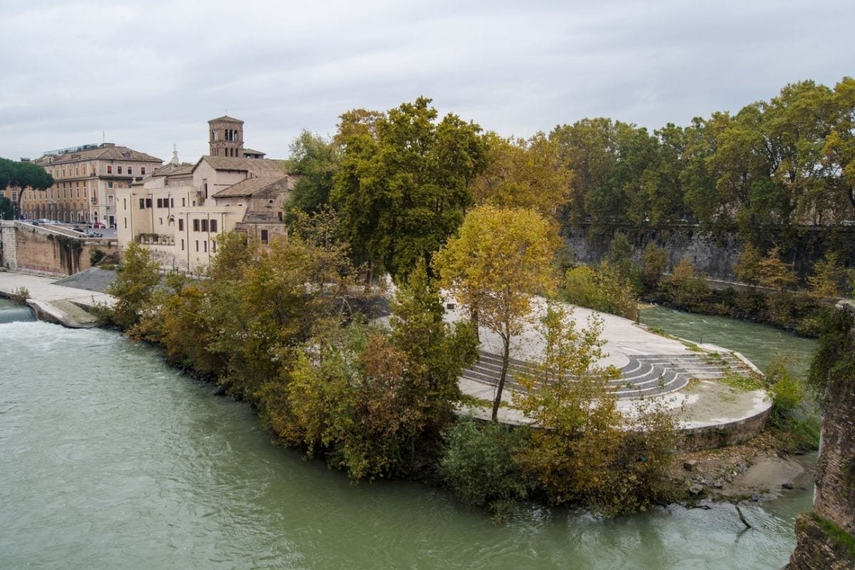 Tiber Island in Rome