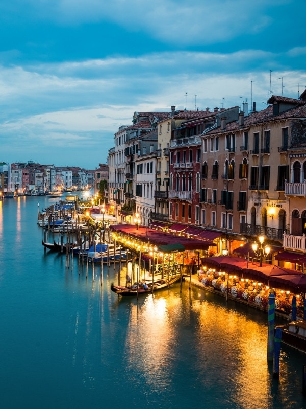 Night time views in Venice