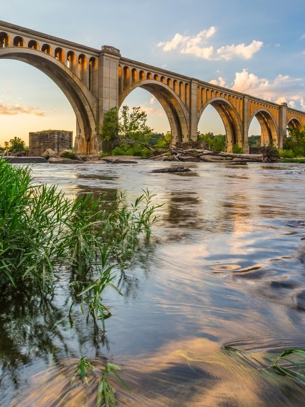 Beautiful bridge in Richmond, Virginia