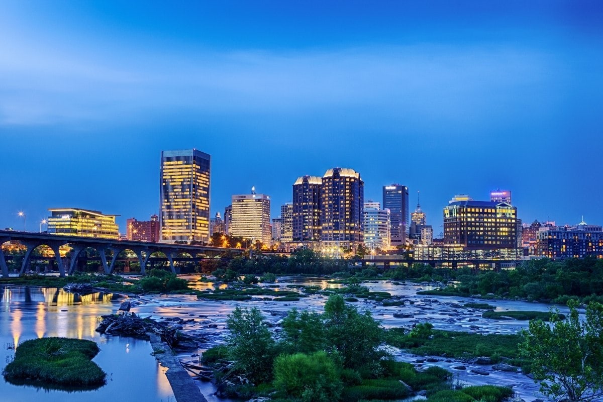 Richmond VA skyline