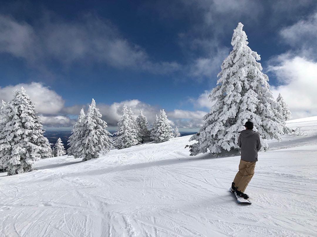 Snowboarding at Ski Apache