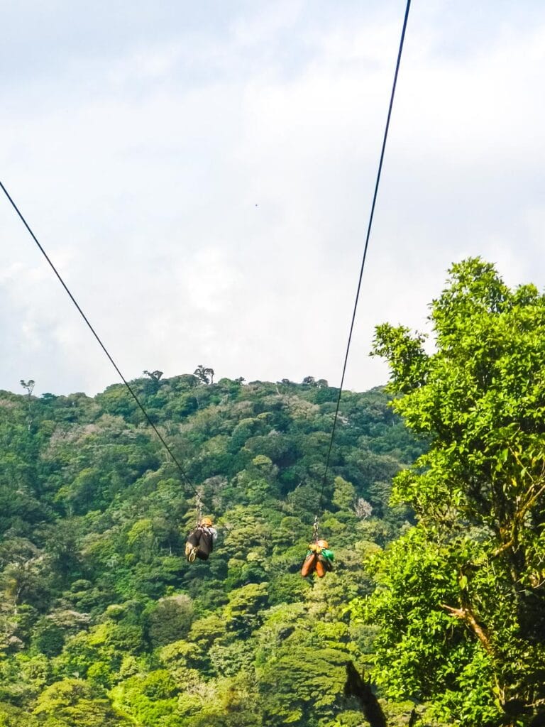 Ziplining in Monteverde, Costa Rica