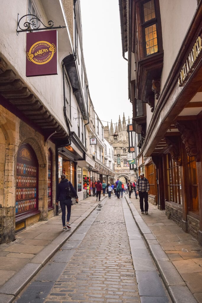 shopping streets in canterbury kent