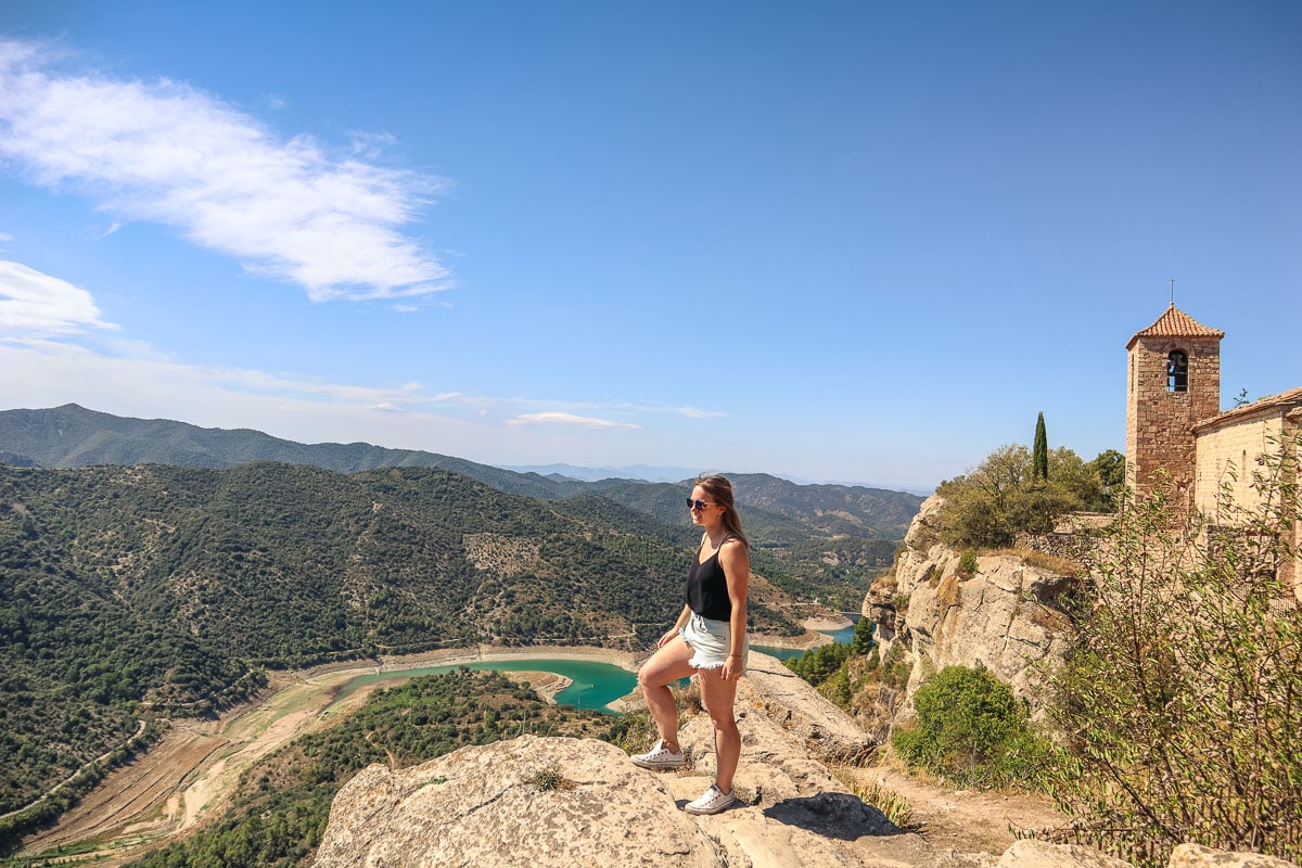 catalonia road trip view from siurana