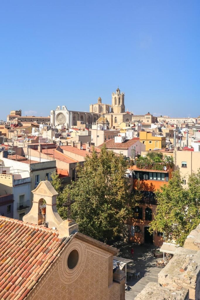 View of Tarragona from the museum terrace