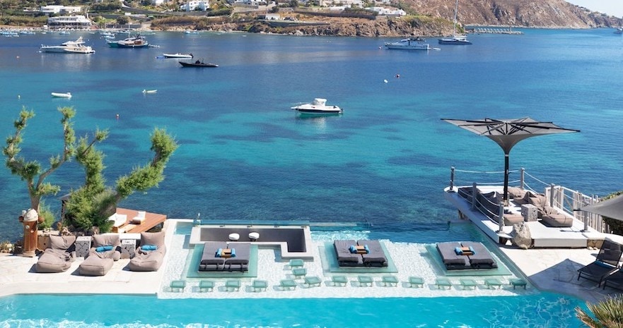 Spectacular views from Kivotos Mykonos