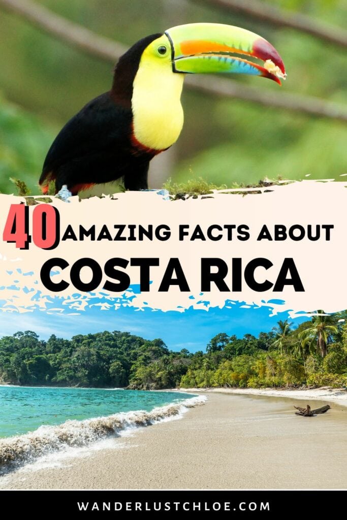 40 facts about costa rica