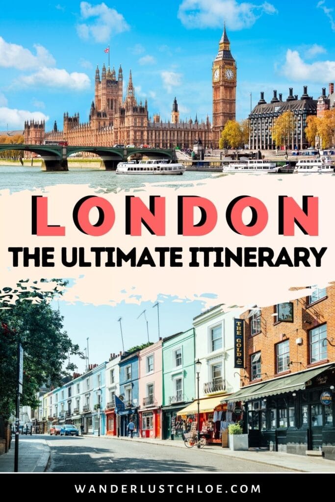 4 day London itinerary
