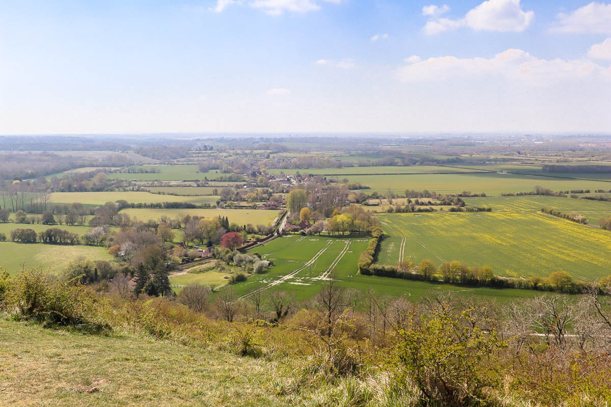 wye kent downs view