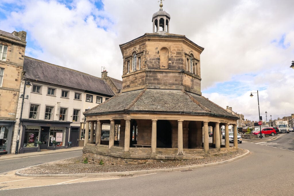 Market hall in Barnard Castle, Durham