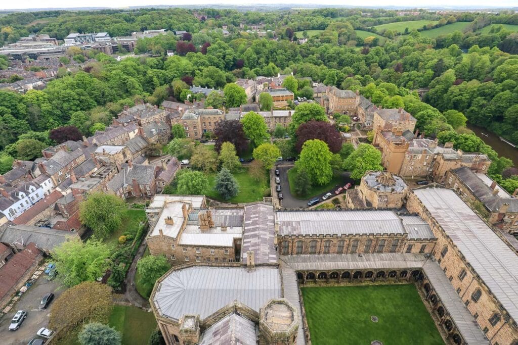 View from the tower of Durham Cathedral