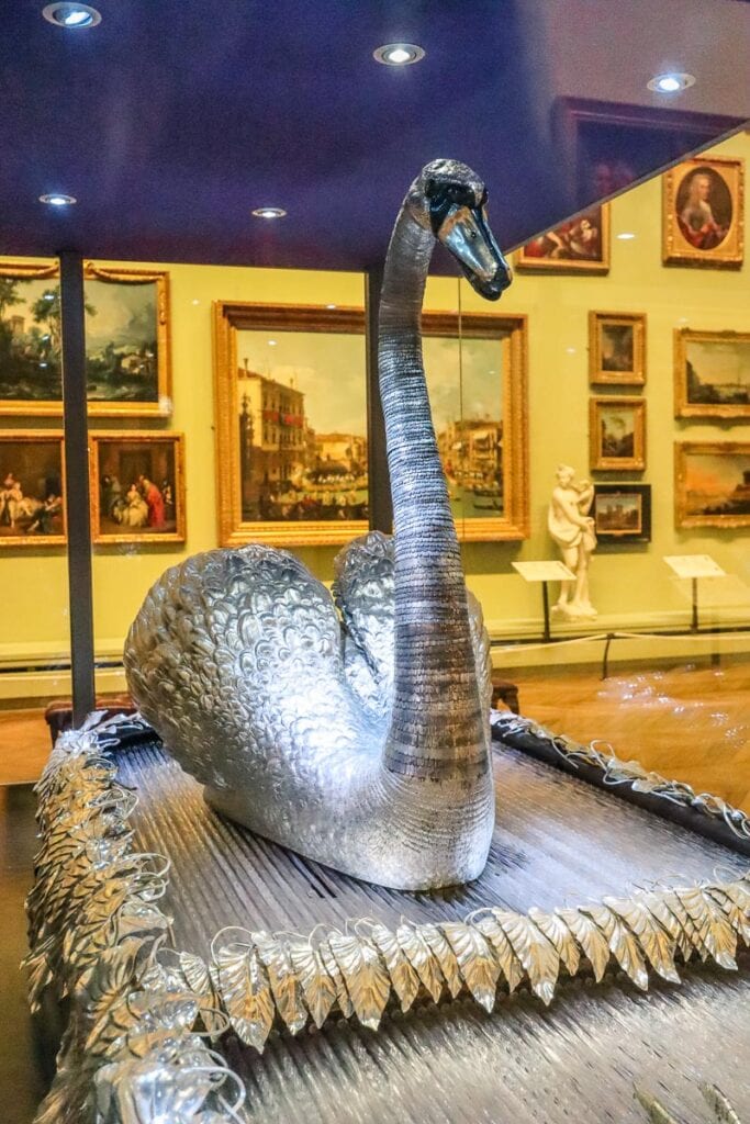 Silver Swan at The Bowes Museum, Durham