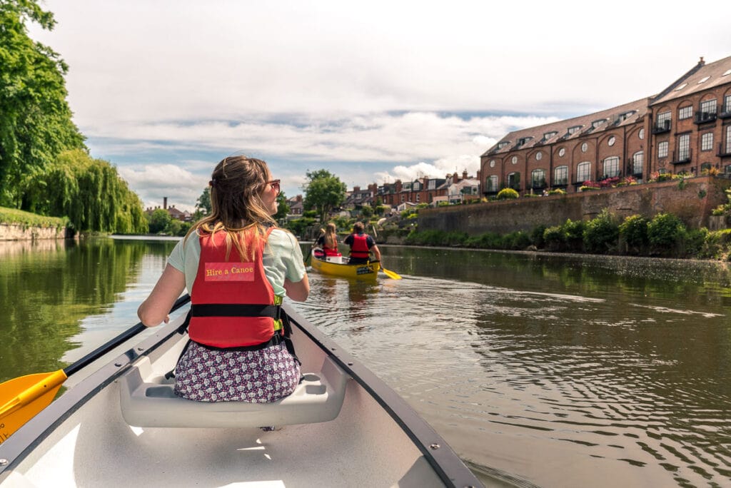 Canoeing in Shrewsbury