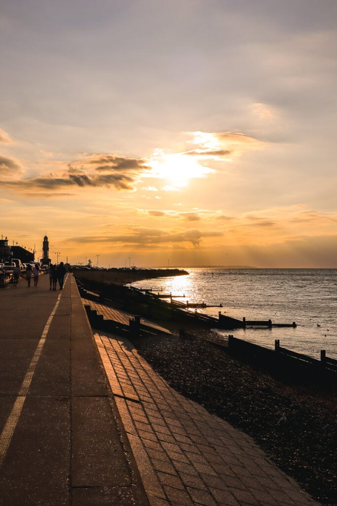 Herne Bay is known for its lovely sunsets