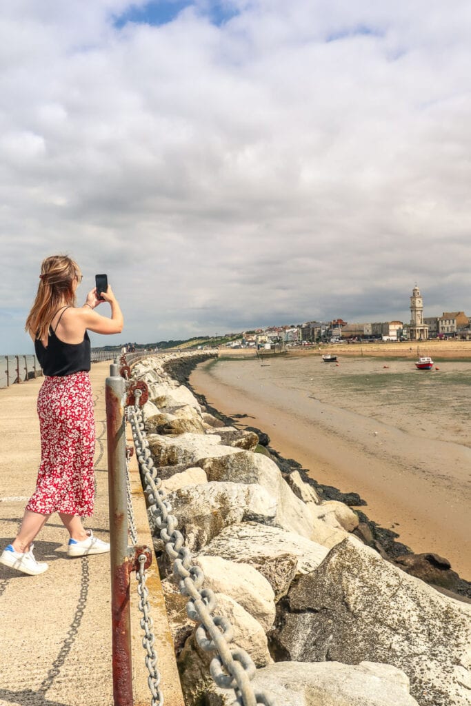 Looking back at the town from Neptune's Arm