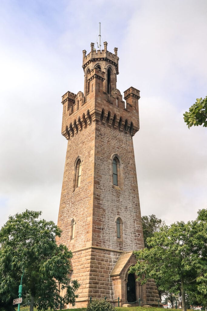 Victoria Tower in St Peter Port