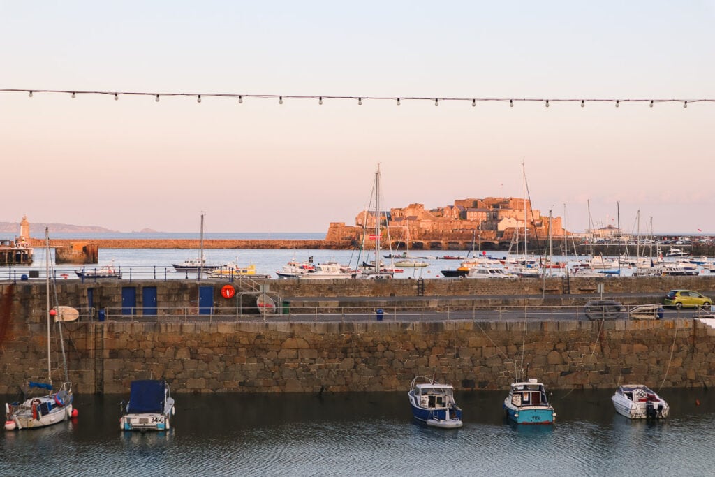 Castle Cornet at sunset