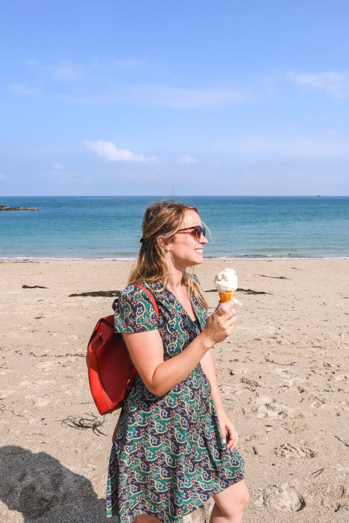 Stopping for ice cream in Herm