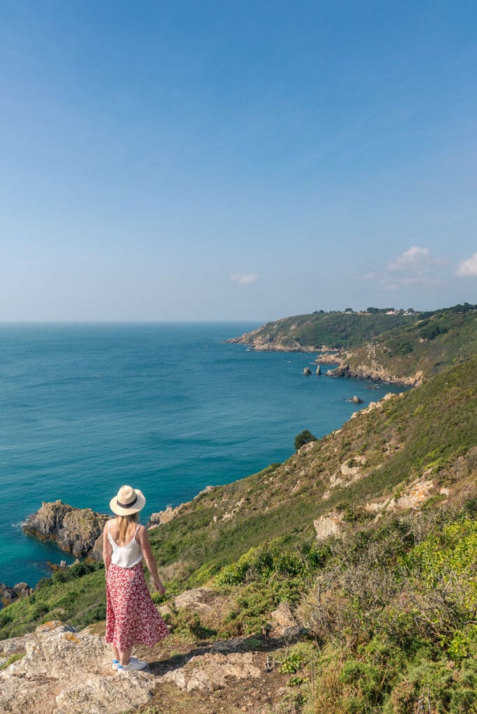 Cliff walk from Petit Port to Moulin Huet