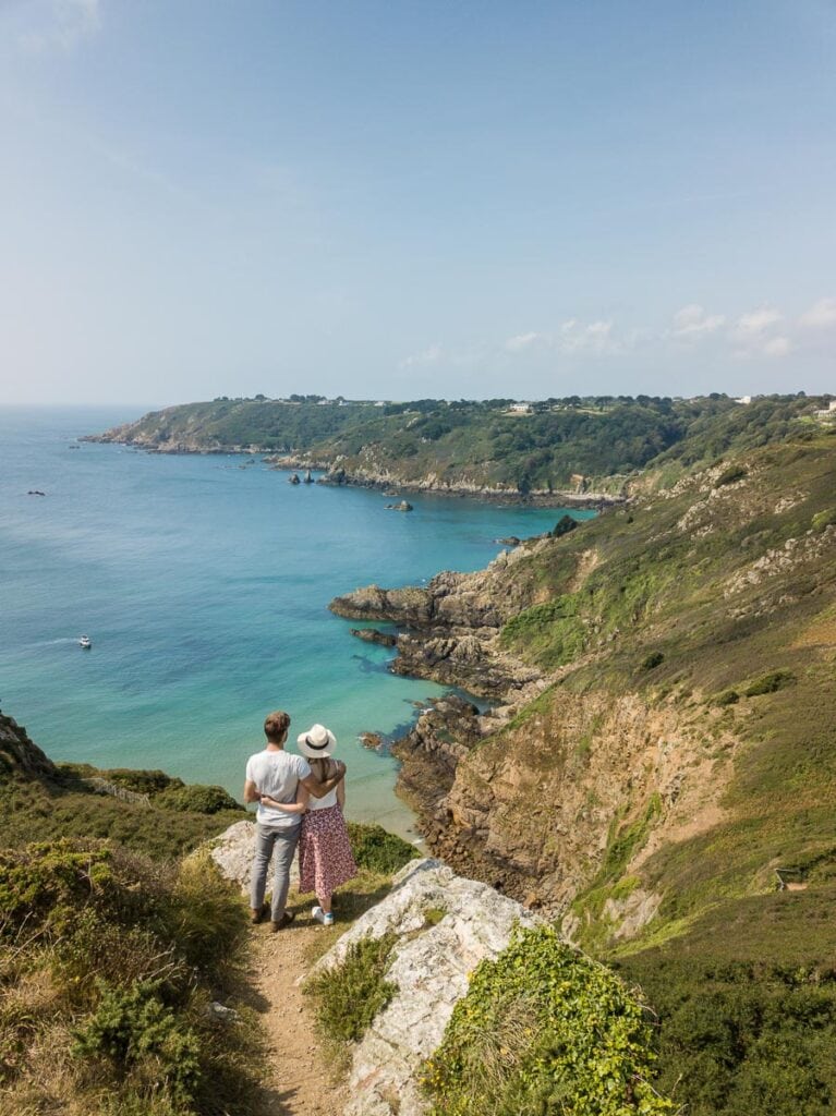 Cliff walk from Petit Port to Moulin Huet