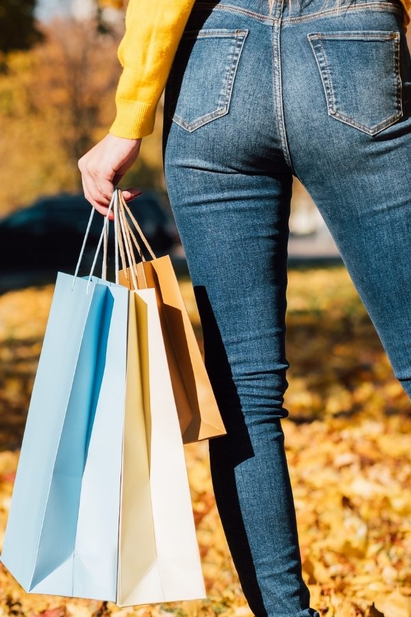 shopping in autumn