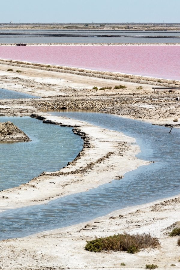 Salt flats in Camargue, France