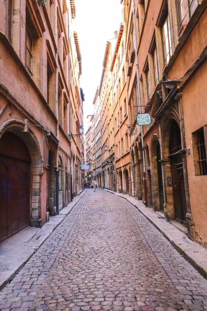 Pretty streets of Lyon