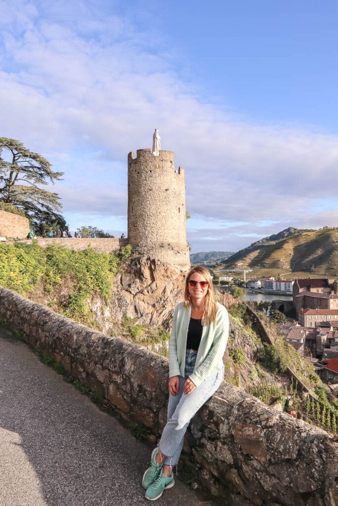 Enjoying the views in Tain-l'Hermitage