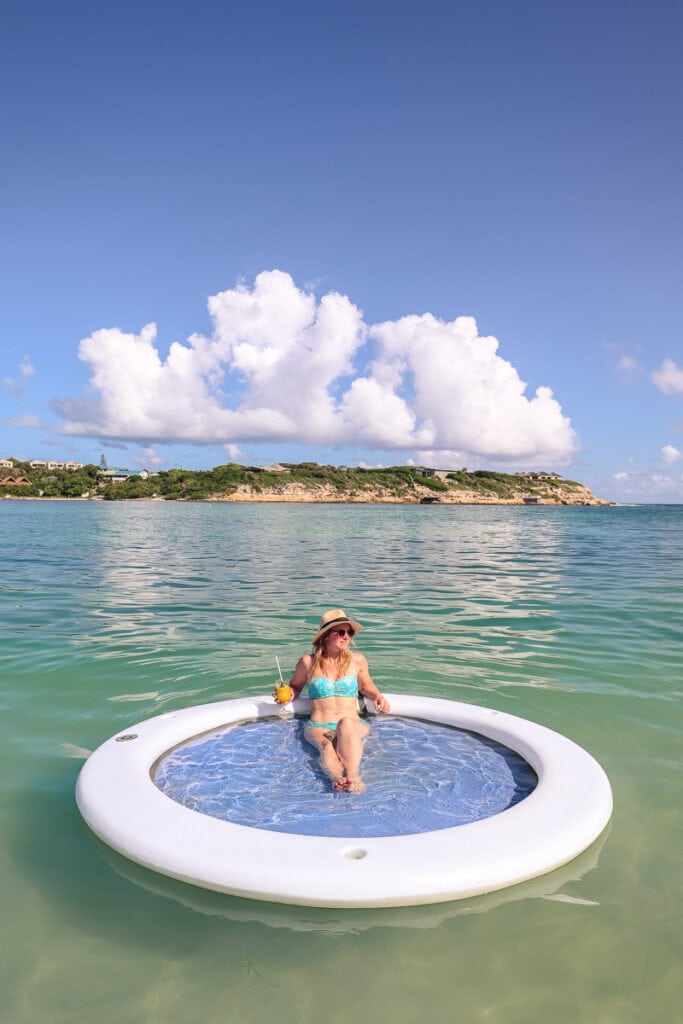 What a relaxing experience in a floating ring at Hammock Cove