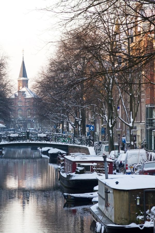 Amsterdam in winter