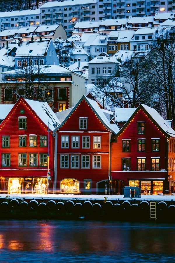 Bergen in winter