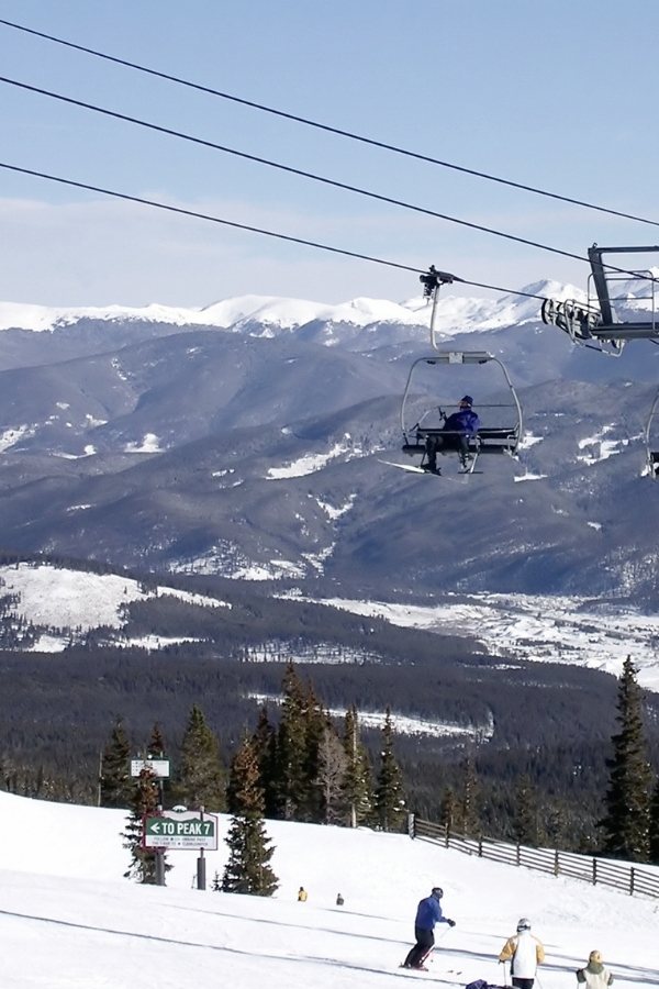 Ski lifts in Breckenridge