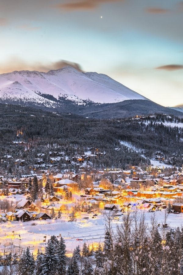 Breckenridge in winter