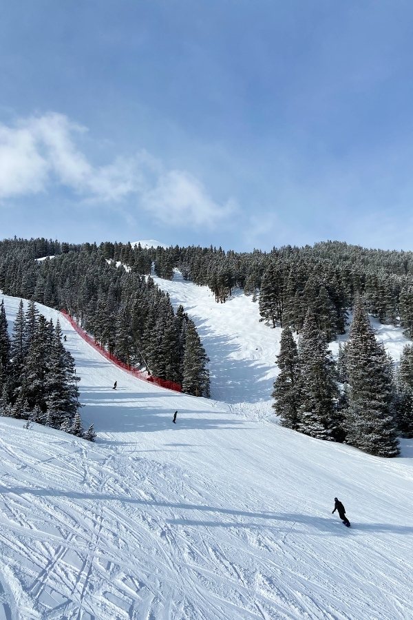 Skiing in Breckenridge in winter