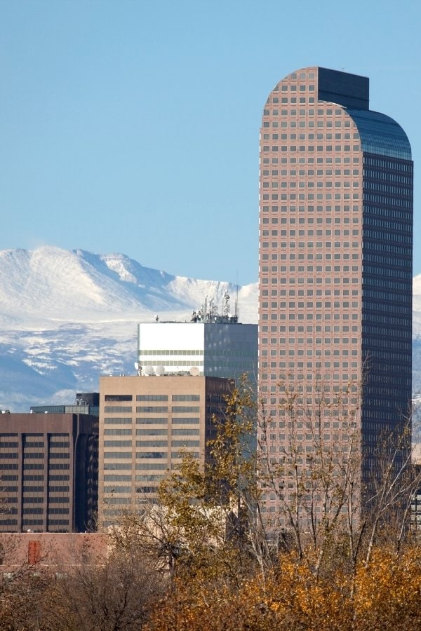 Denver in winter