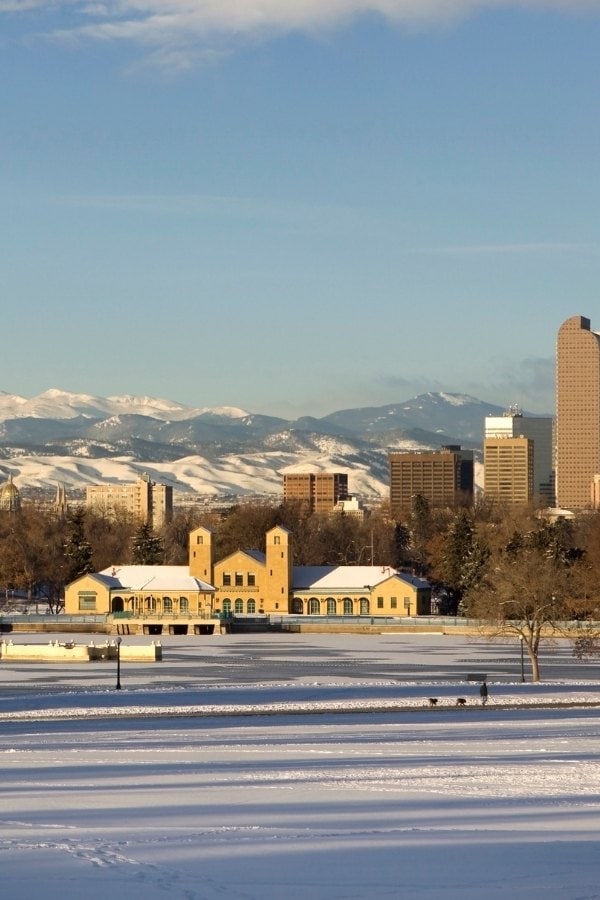 Denver in winter