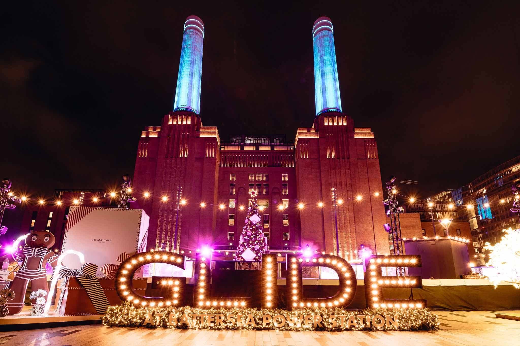 Glide ice rink battersea power station